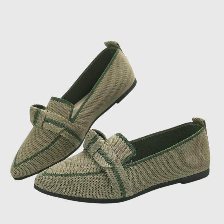 Mirella Cozy Knotted Loafers