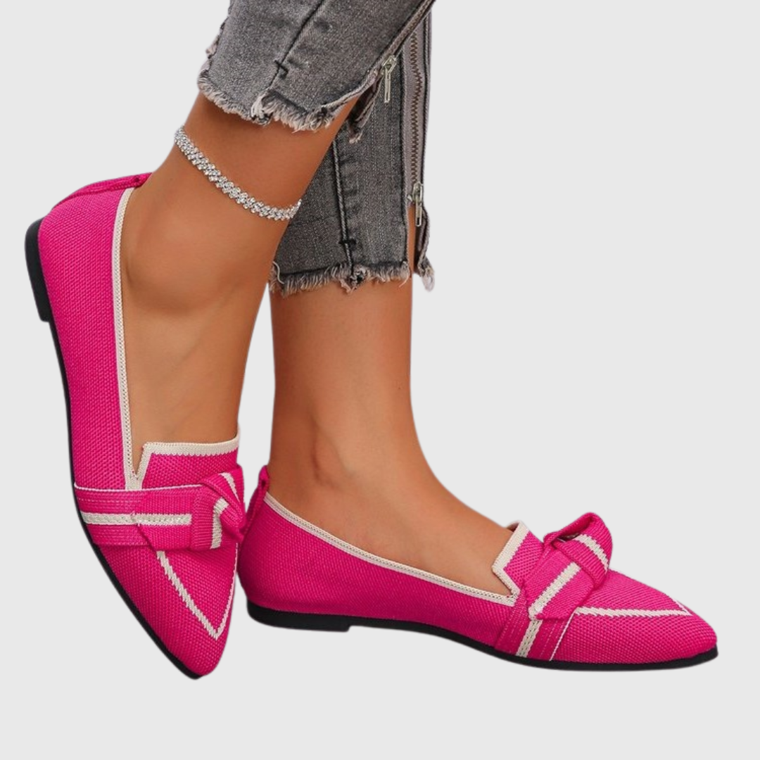 Mirella Cozy Knotted Loafers