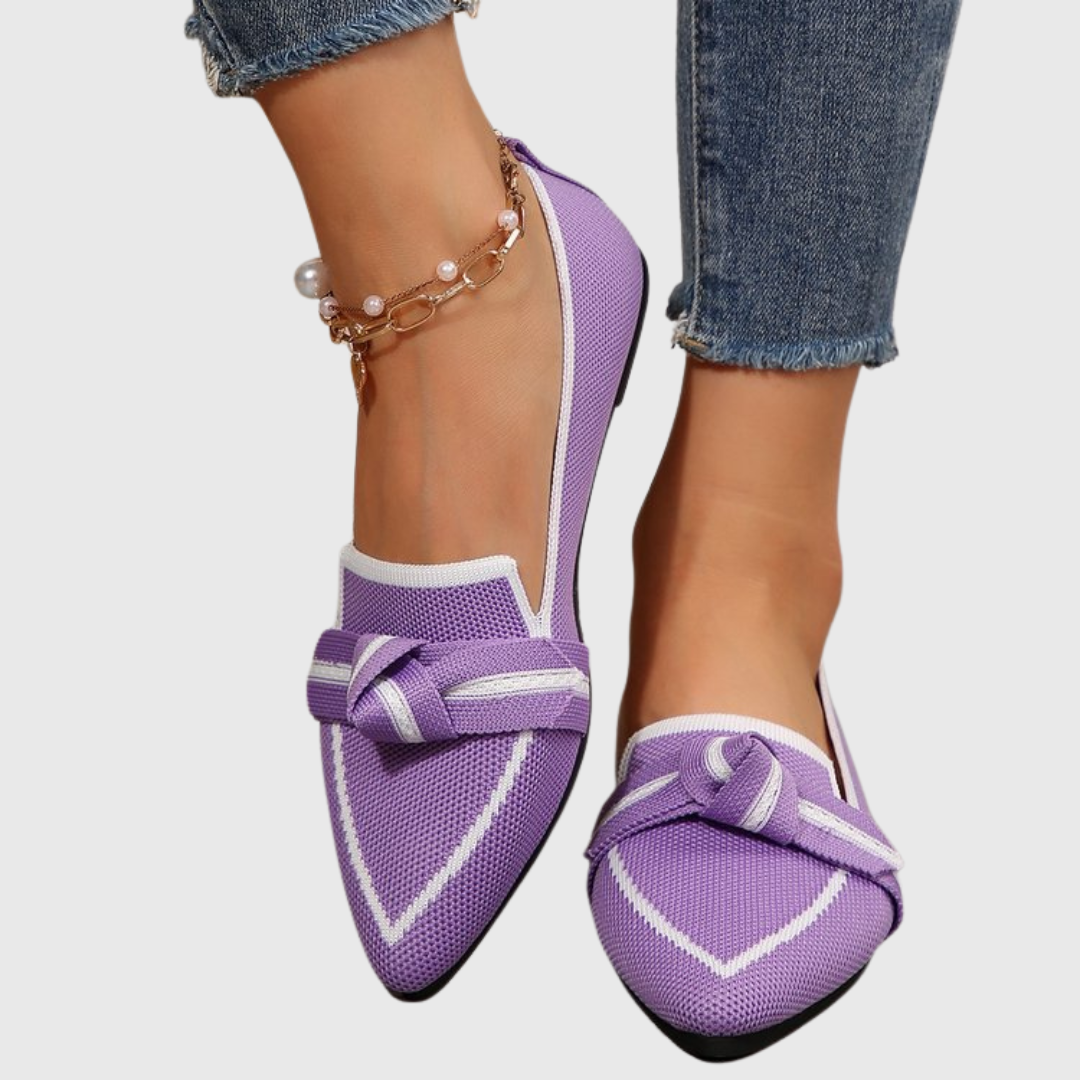 Mirella Cozy Knotted Loafers