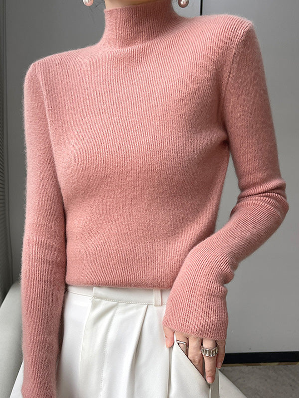 Adriana Soft-Knit Turtleneck Sweater
