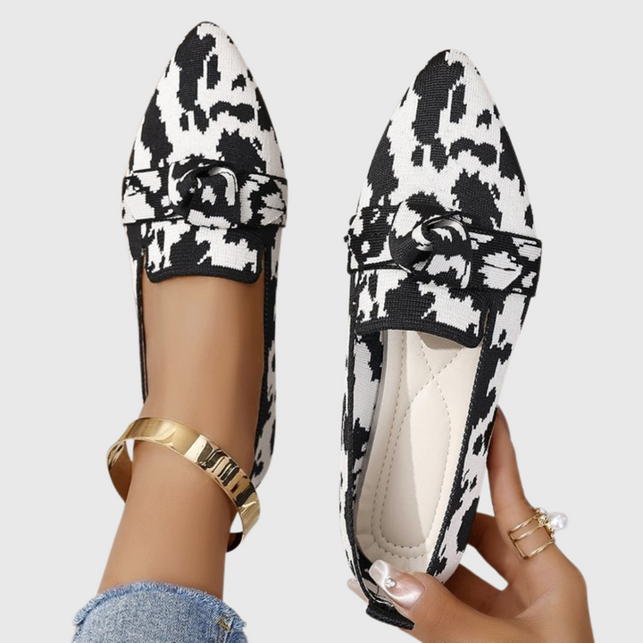 Mabel Dalmatian Print Comfort Loafers