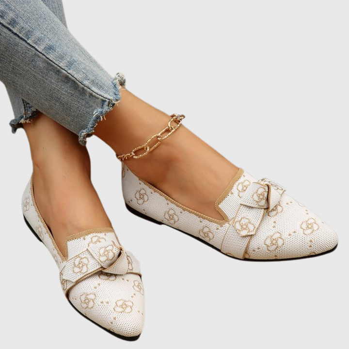 Marigold Cozy Floral Loafers