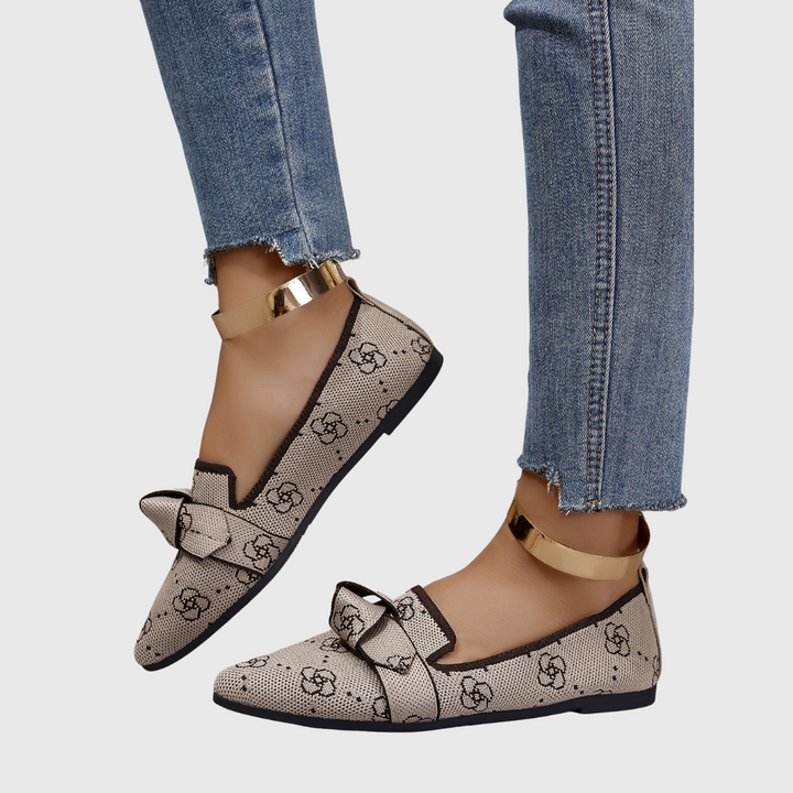 Marigold Cozy Floral Loafers