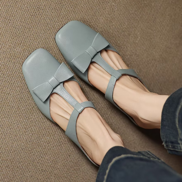 Evelyn Square Toe House Slippers