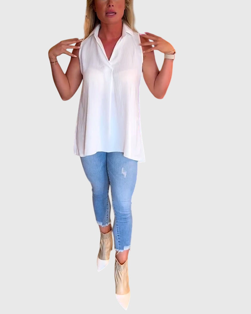 Nena Sleeveless Blouse