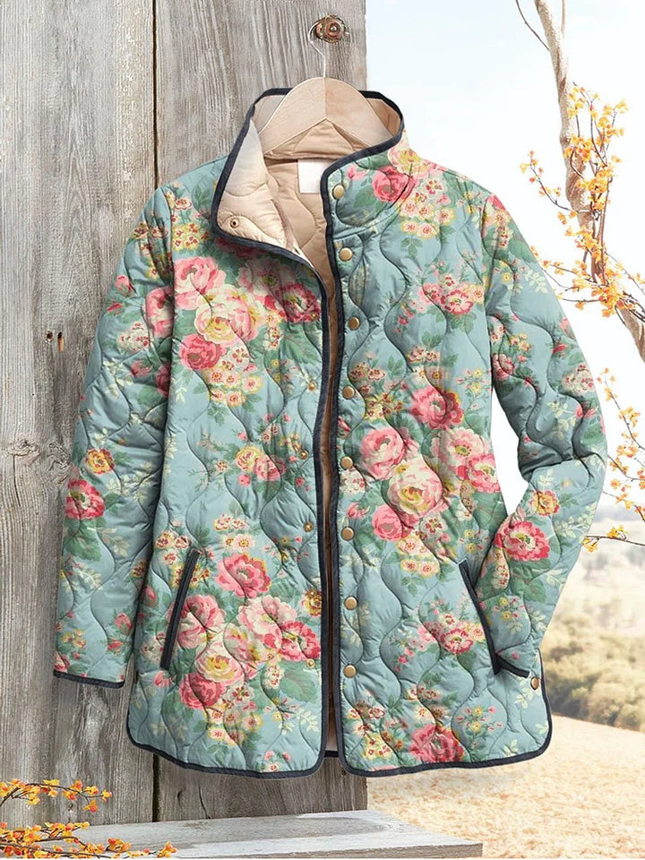 Floral Quilted Women's Jacket