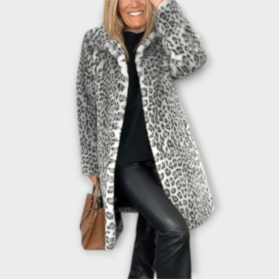Amara Leopard Print Coat