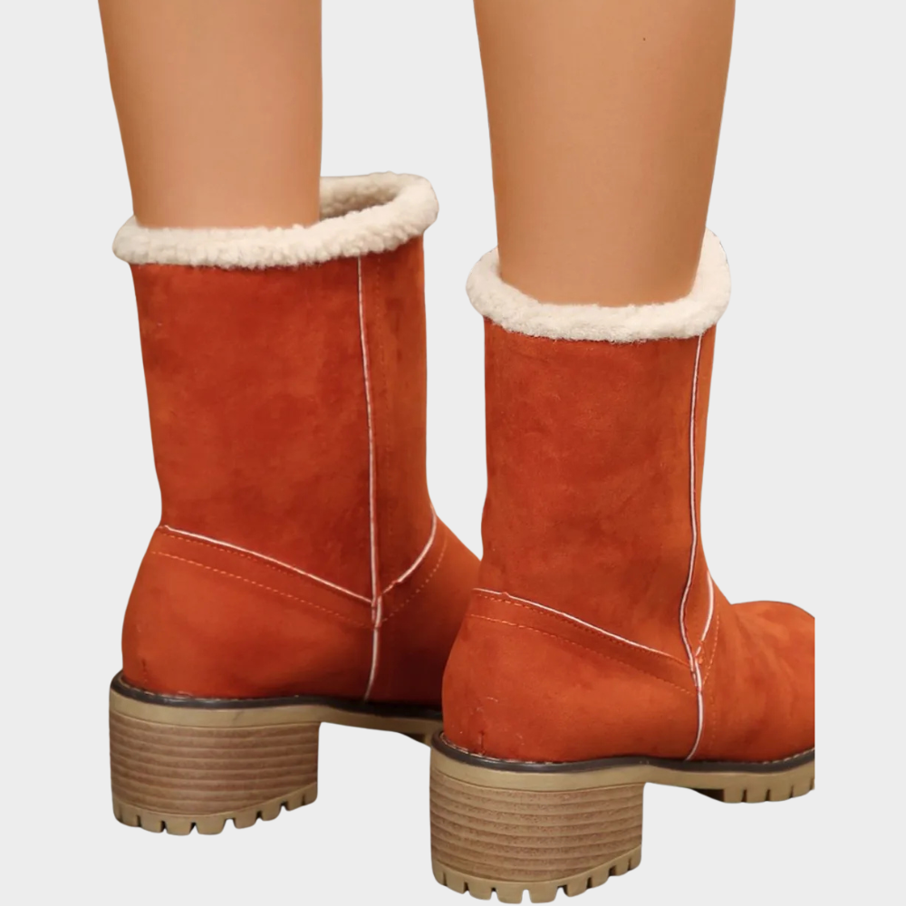 Brynn Stylish Mid-Heel Winter Boots