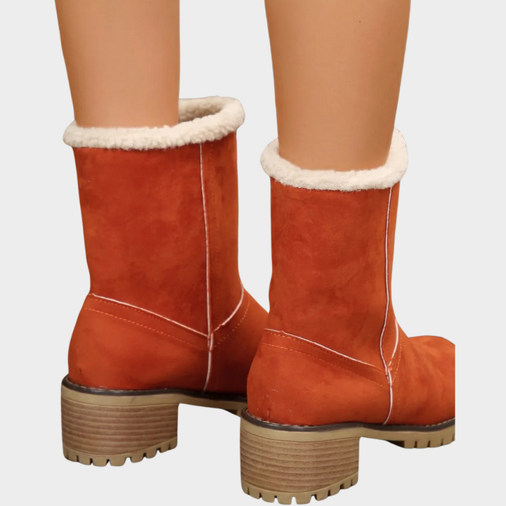 Brynn Stylish Mid-Heel Winter Boots