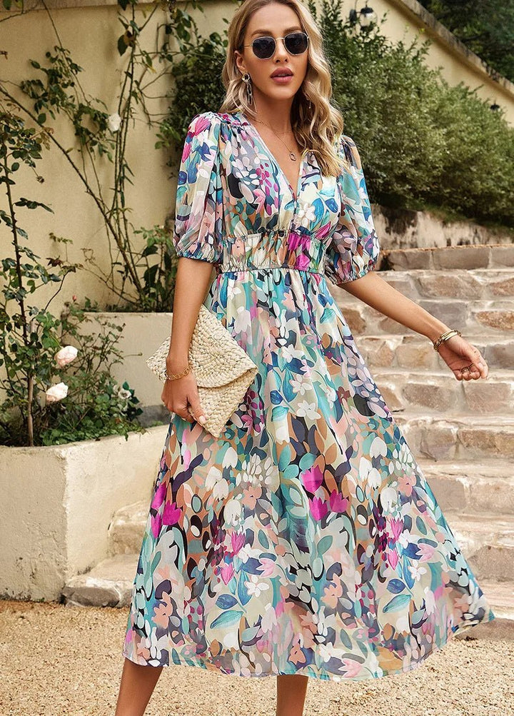 Allison Graceful Floral Dress