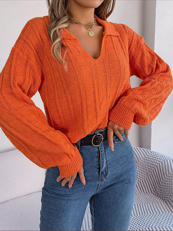 Carlee Vibrant Knit Pullover Sweater