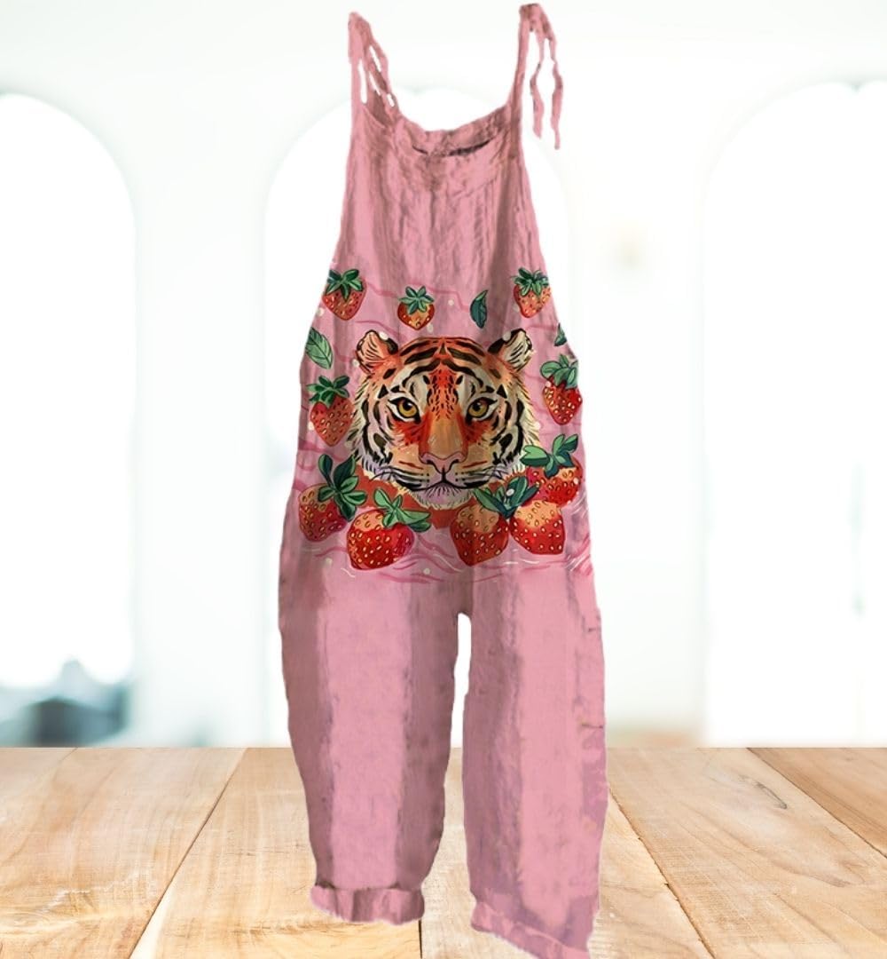 Daisy Strawberry Tiger Overall