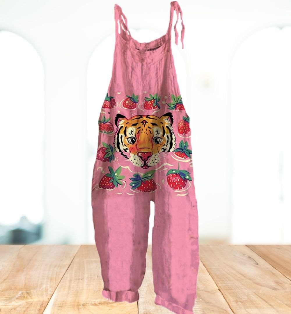 Daisy Strawberry Tiger Overall