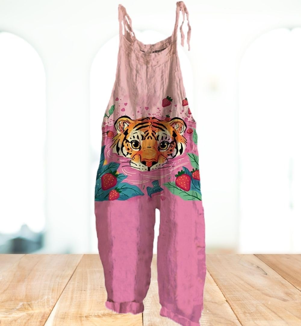 Daisy Strawberry Tiger Overall