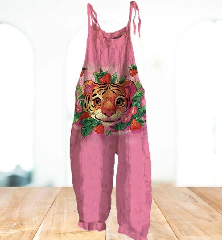 Daisy Strawberry Tiger Overall