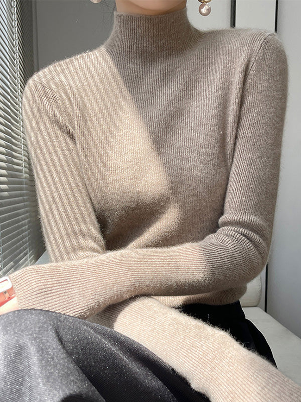 Adriana Soft-Knit Turtleneck Sweater