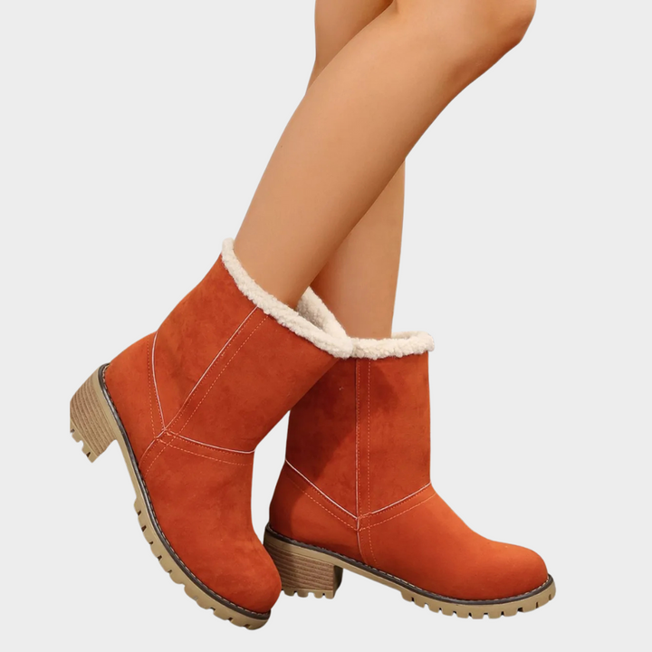 Brynn Stylish Mid-Heel Winter Boots
