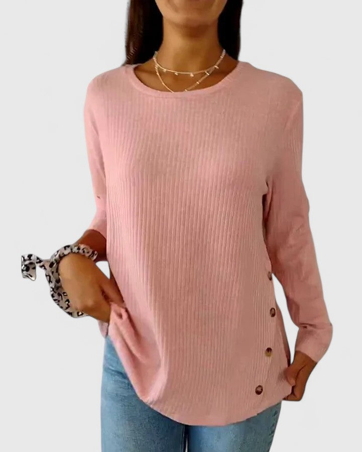 Riley Sophisticated Crew Neck Top