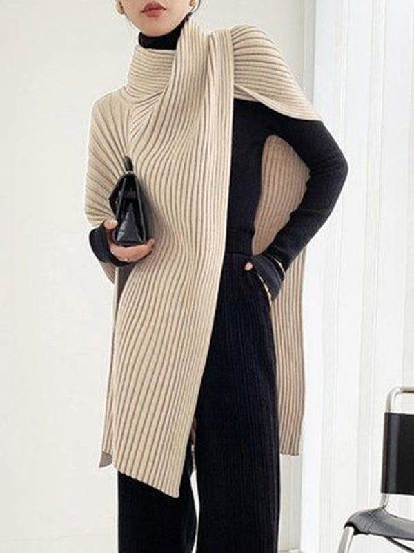 Kendall Draped Knit Sweater