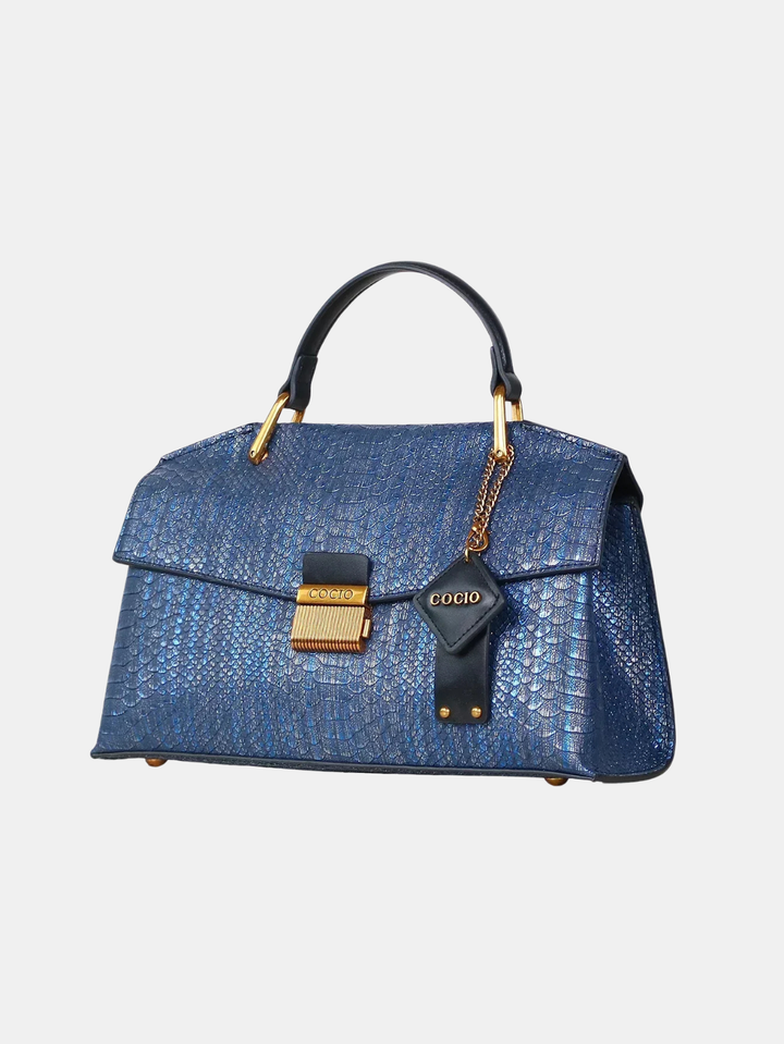 Clarissa Python Tote