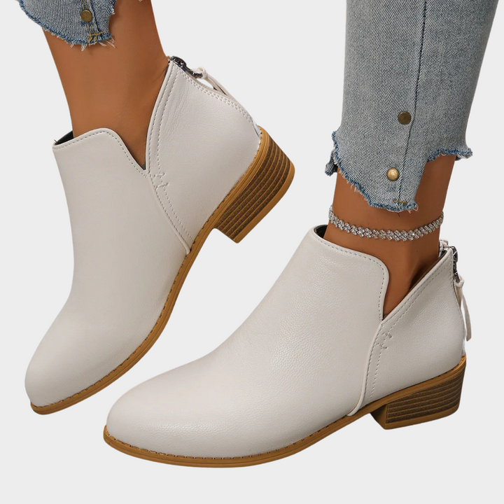 Oakley Ankle Boots with Low Heel