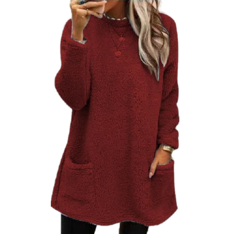 Lucy Long Fleece Pullover Sweater
