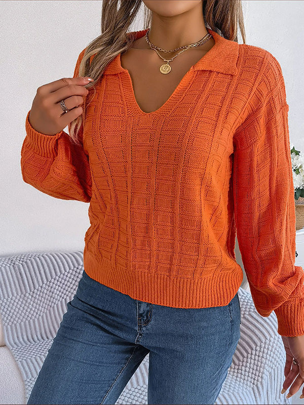 Carlee Vibrant Knit Pullover Sweater