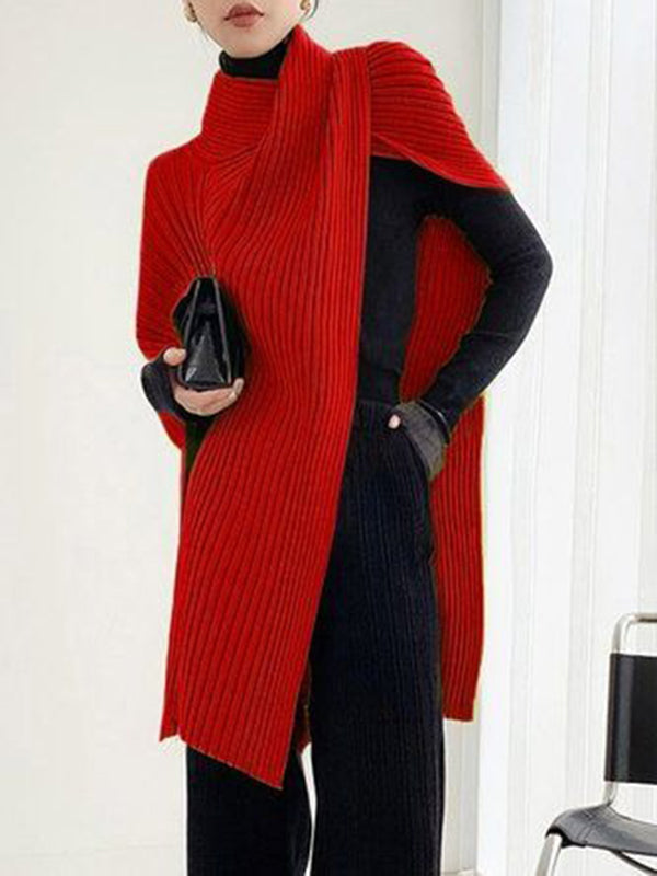 Kendall Draped Knit Sweater