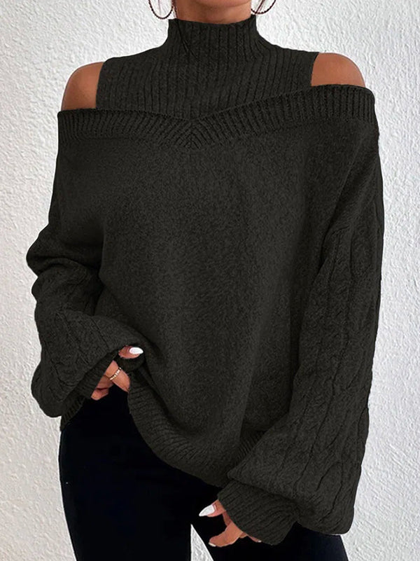 Bonnie Off-the-Shoulder Cutout Sweater