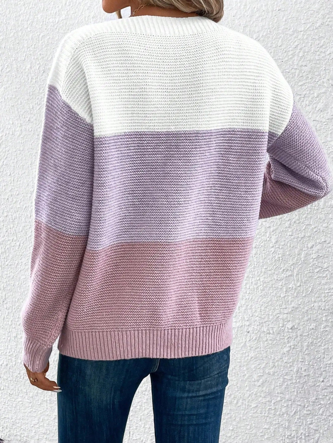 Grace Soft Gradient Knit Sweater