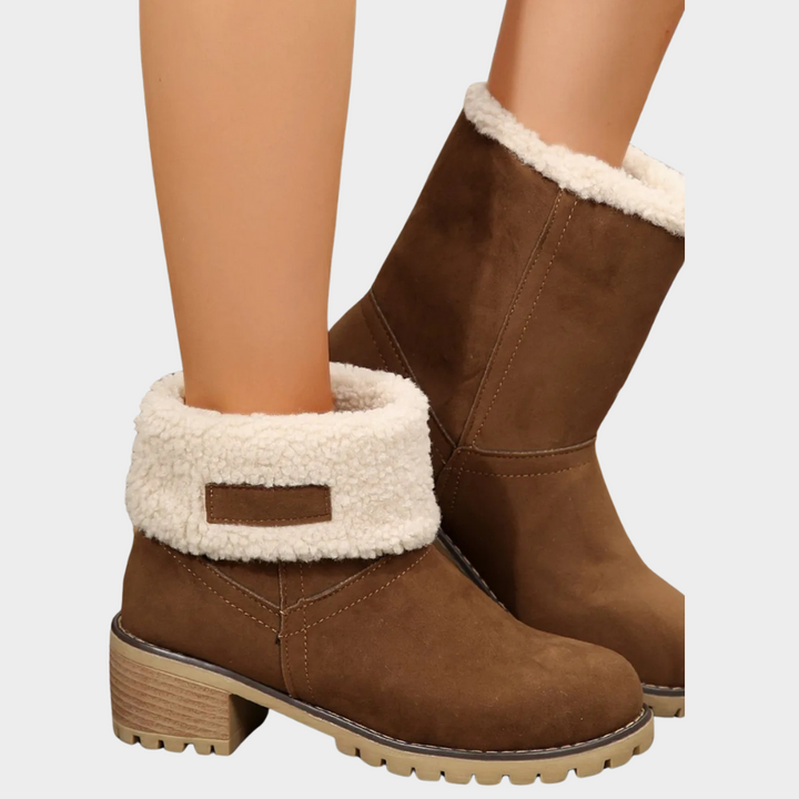 Brynn Stylish Mid-Heel Winter Boots