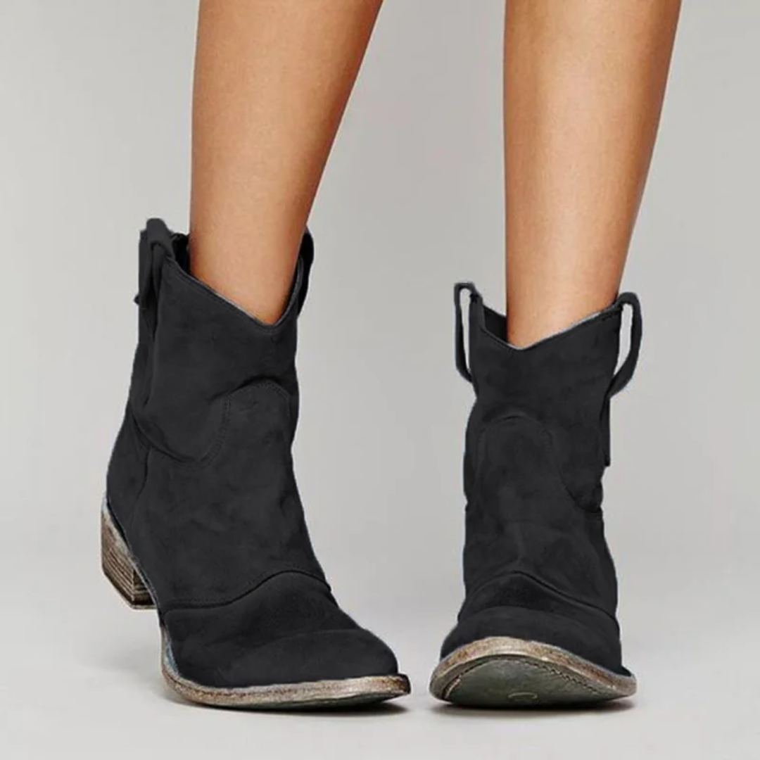 Stylish Suede Ankle Booties