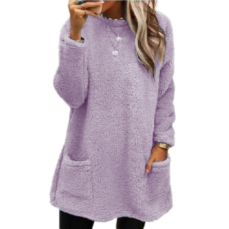 Lucy Long Fleece Pullover Sweater