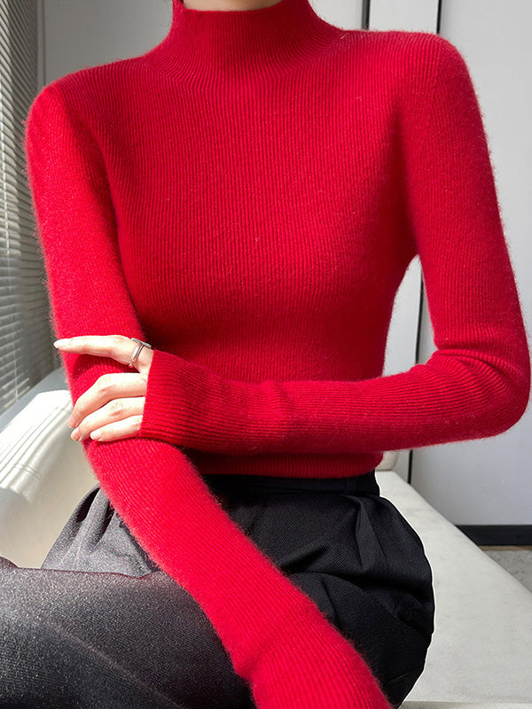 Adriana Soft-Knit Turtleneck Sweater