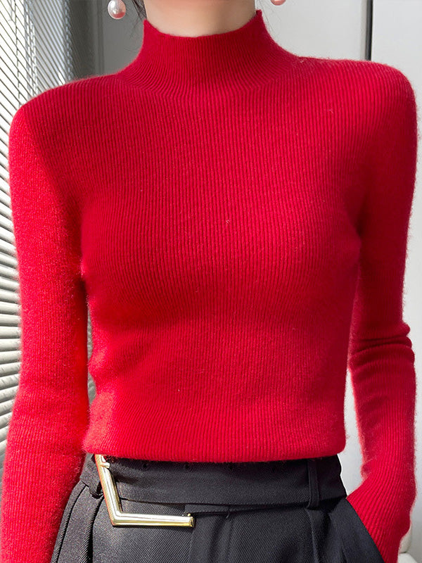 Adriana Soft-Knit Turtleneck Sweater