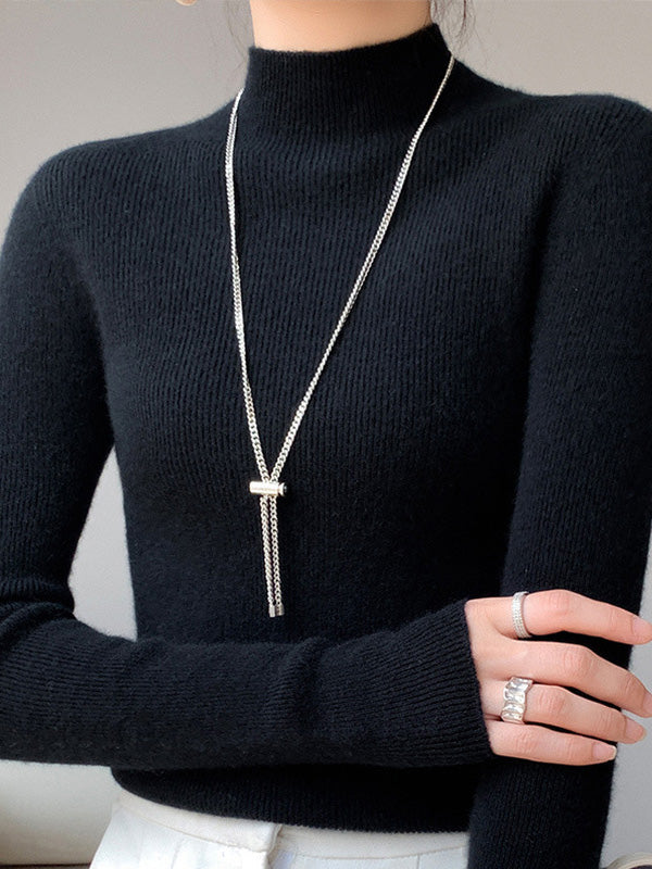 Adriana Soft-Knit Turtleneck Sweater