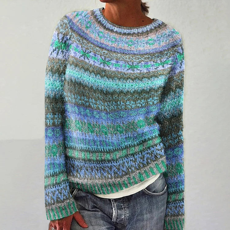 Hannelore Retro Knit Sweater