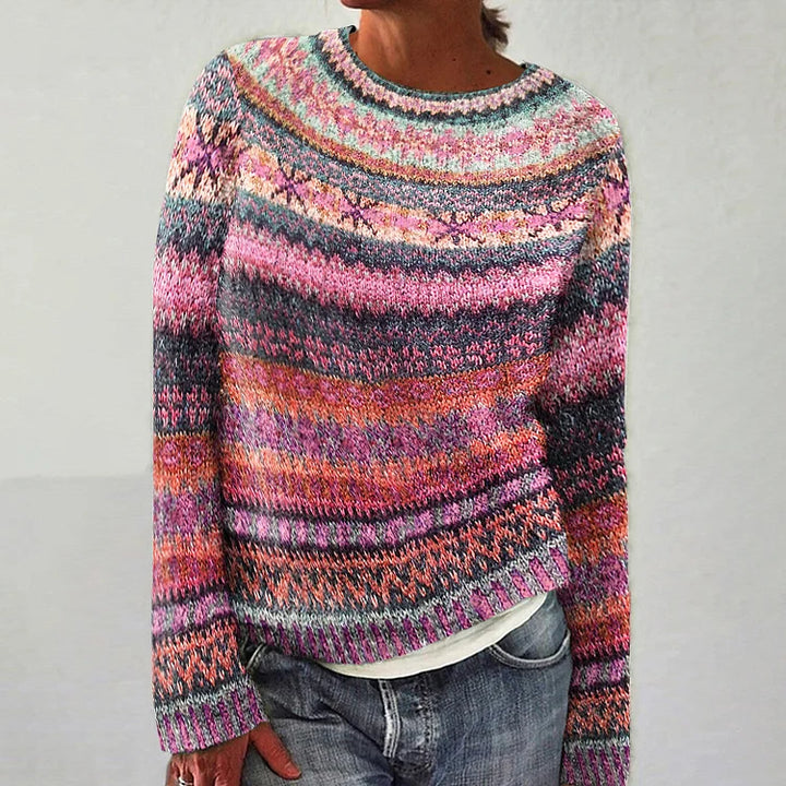 Hannelore Retro Knit Sweater