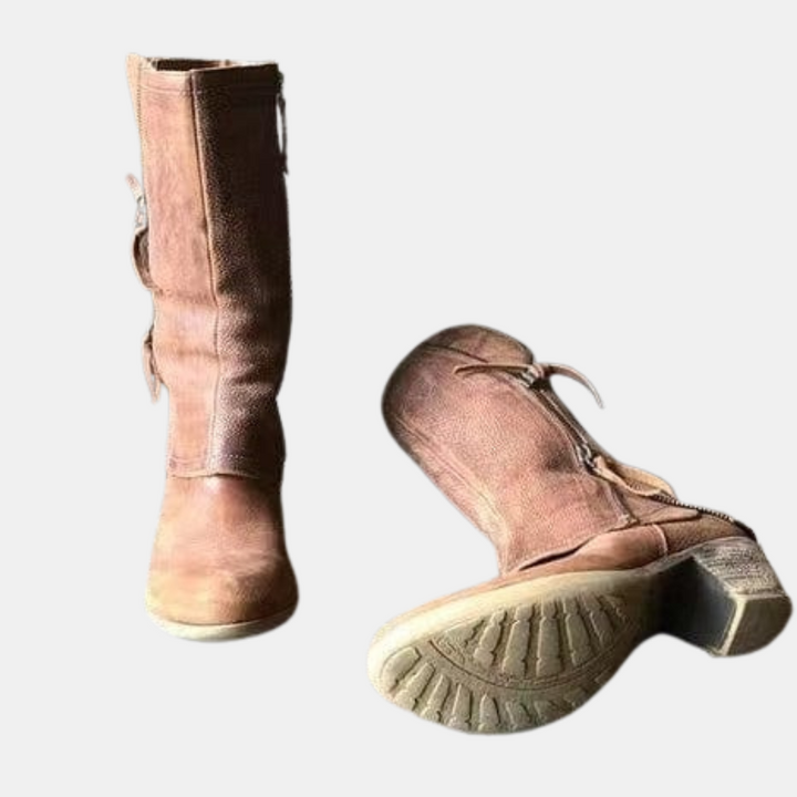 Celeste Rust Ankle Boots