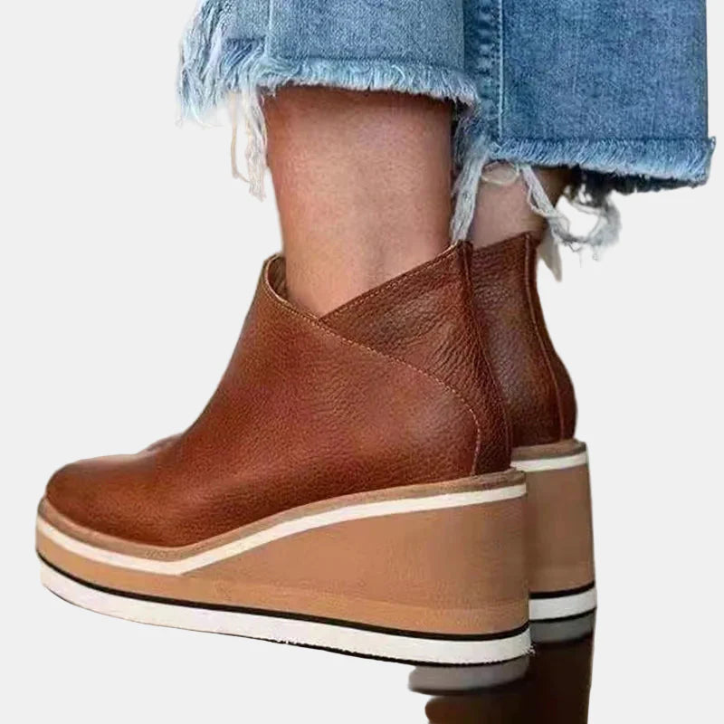 Brooklyn Chic Heeled Ankle Booties