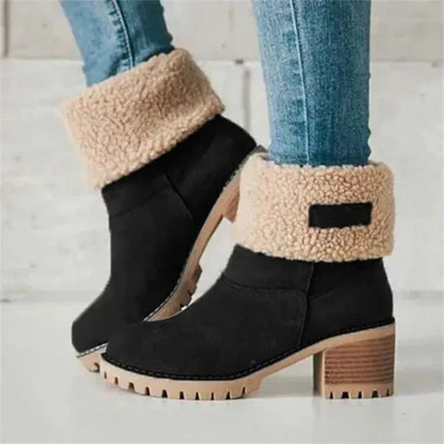 Wool Mid-Calf Boots