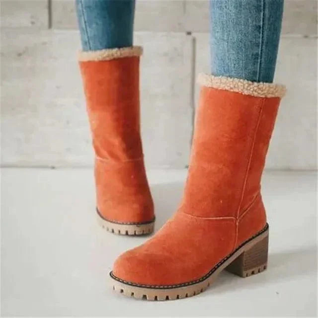 Wool Mid-Calf Boots