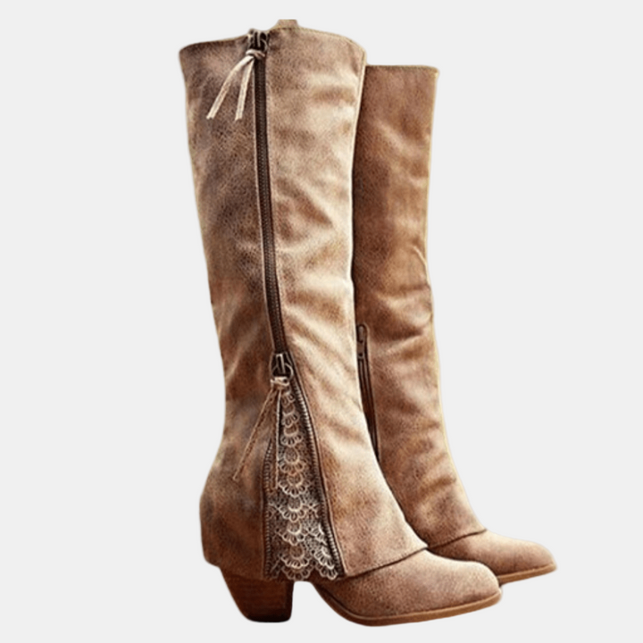 Sienna Lace-Up Riding Boots