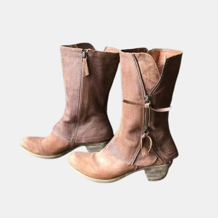 Celeste Rust Ankle Boots