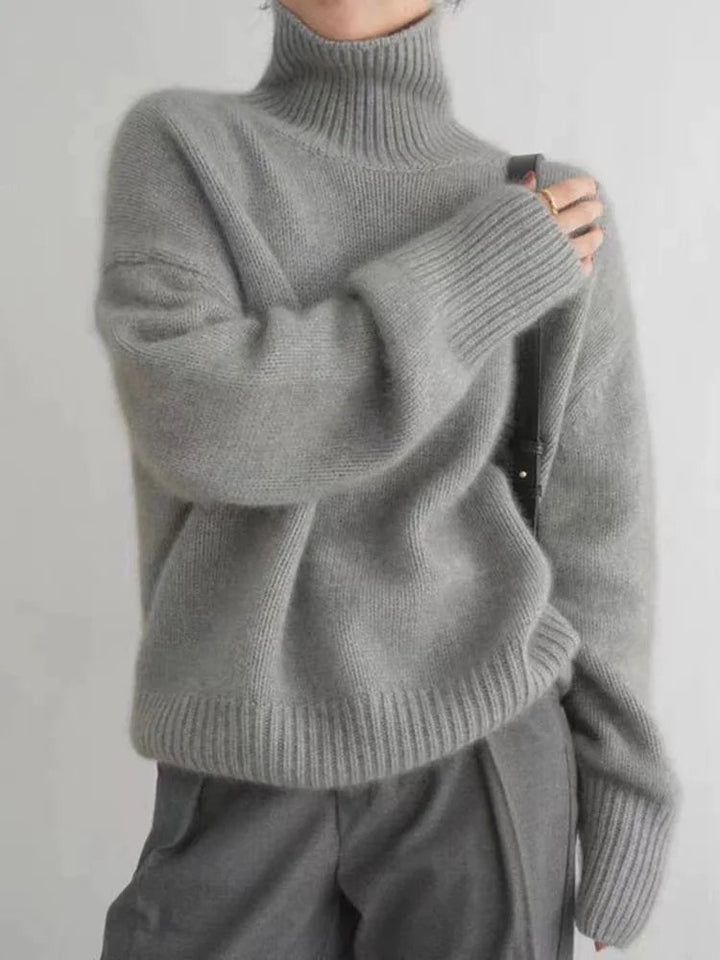 Amaya Premium Cashmere Turtleneck Sweater