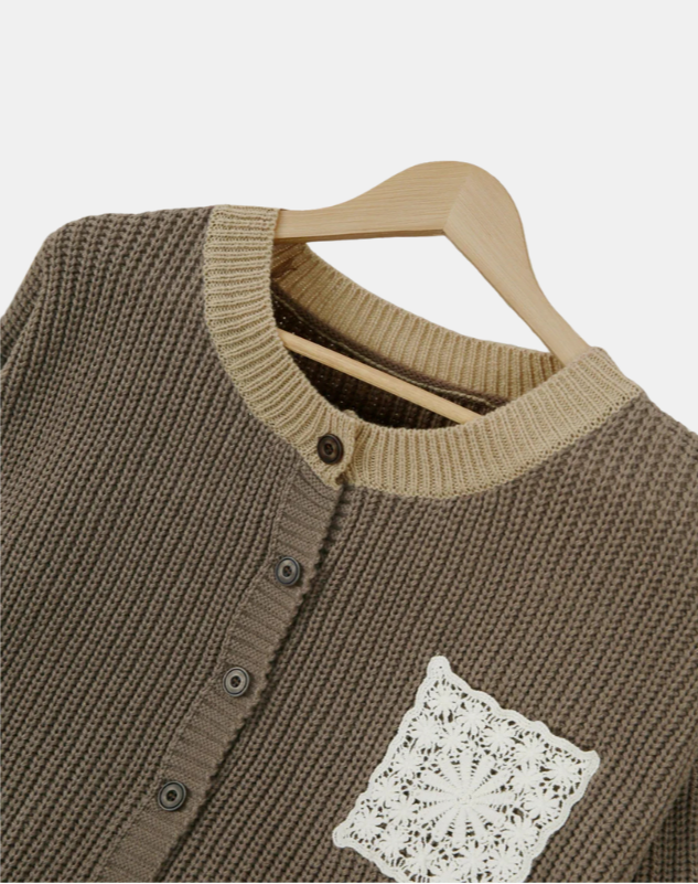 Evangeline Cozy Knit Pocket Cardigan