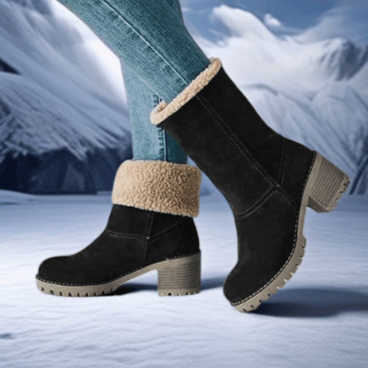 Wool Mid-Calf Boots