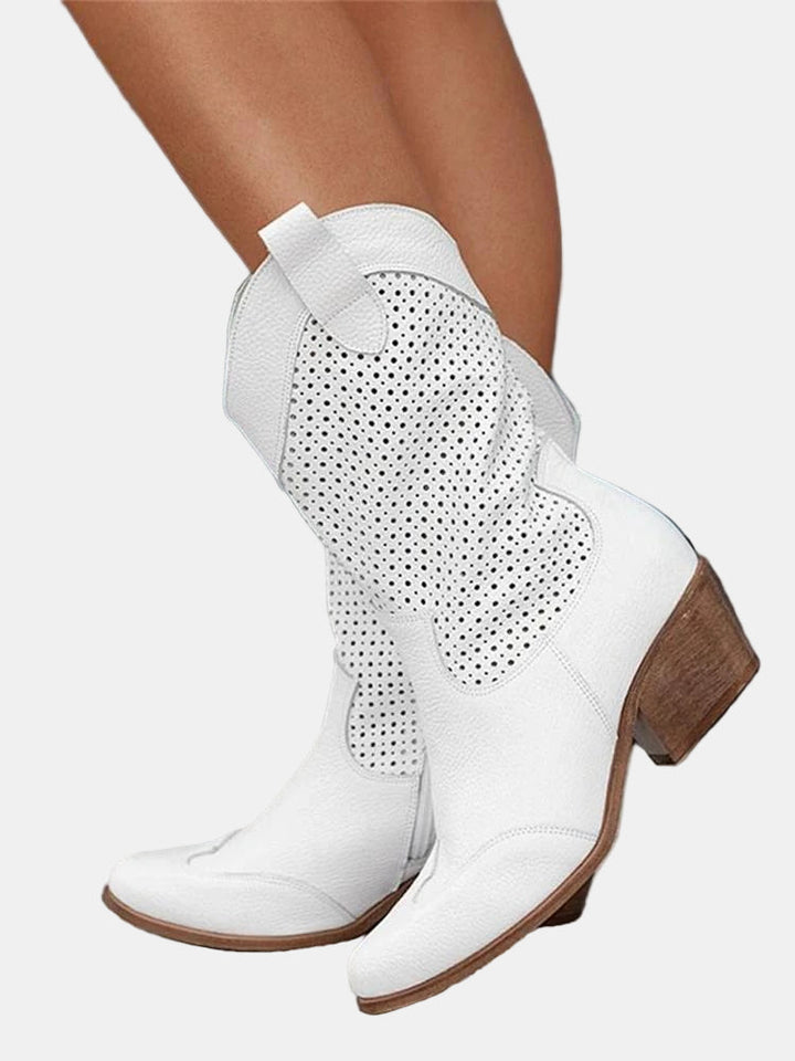 Piper Cutout Ankle Boots