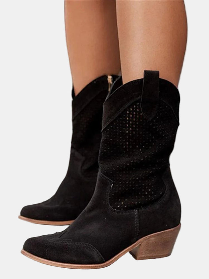Piper Cutout Ankle Boots