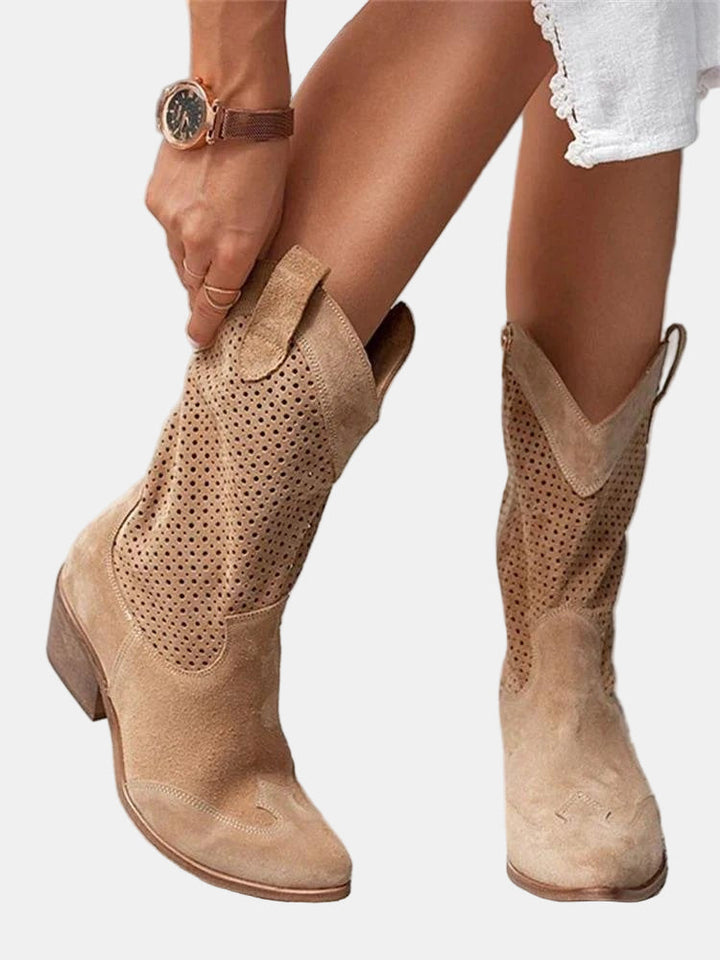Piper Cutout Ankle Boots